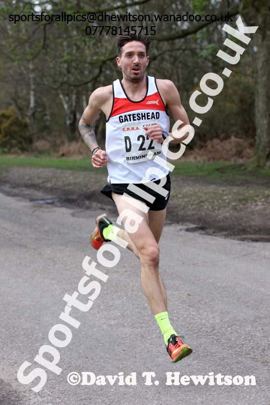 Senior mens English National 12 Stage Road Relay, 2016 English National 12 and 6 Stage Road Relays, Sutton Coldfield, Birmingham. Photo: David T. Hewitson/Sports for All Pics